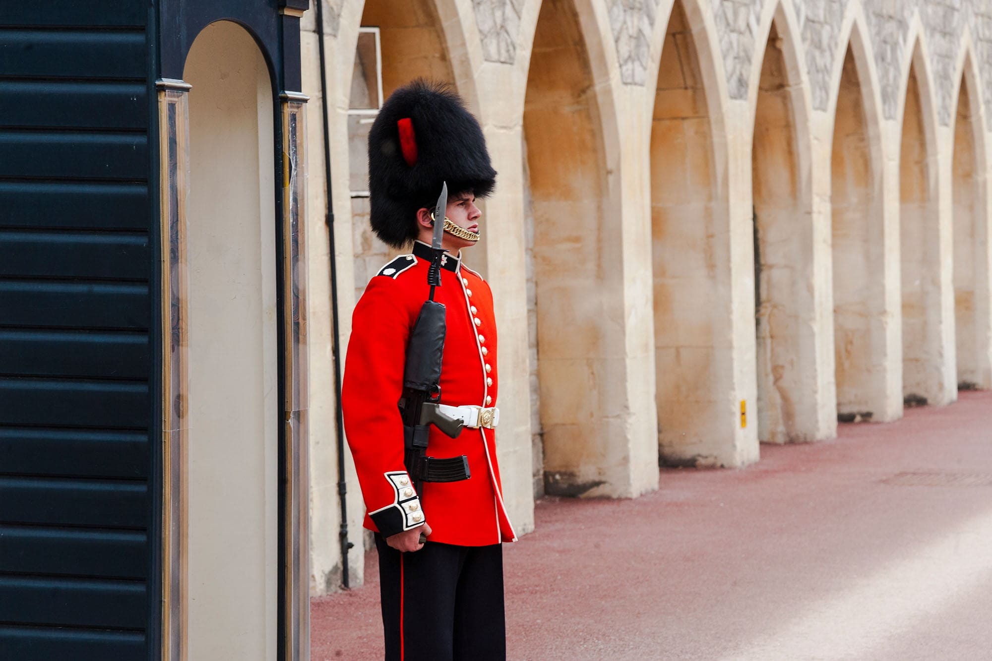 Windsor Castle wedding guardsman
