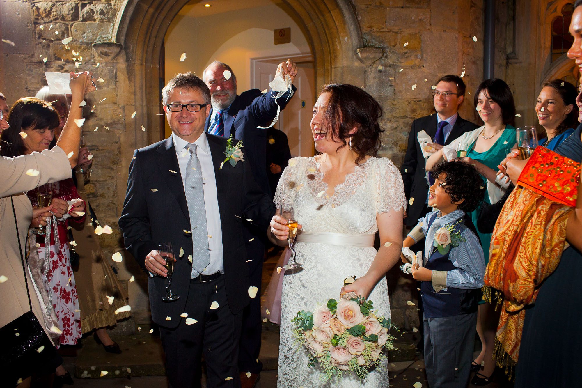 Notley Abbey wedding of Lucy and John