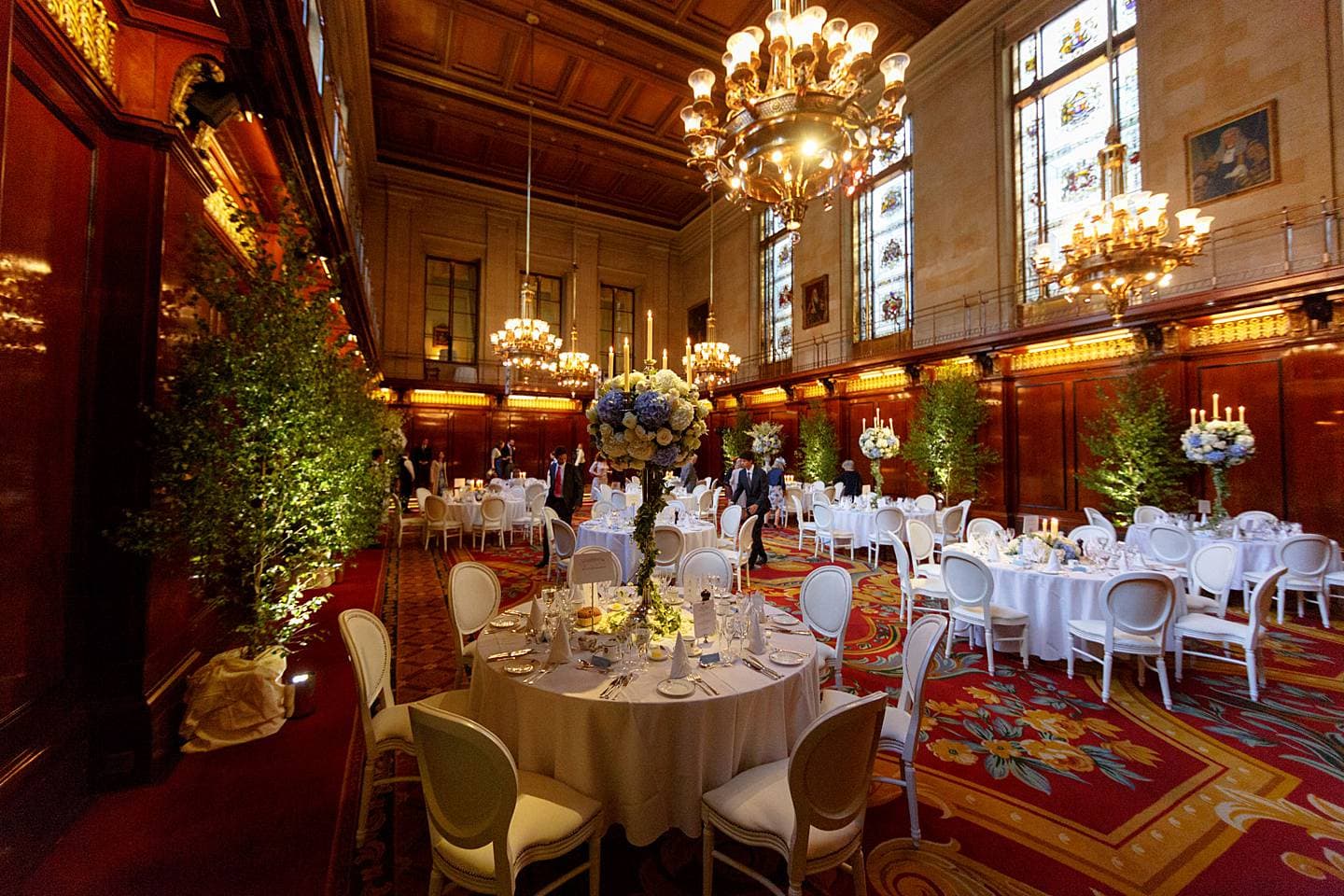 Merchant Taylors Hall wedding breakfast