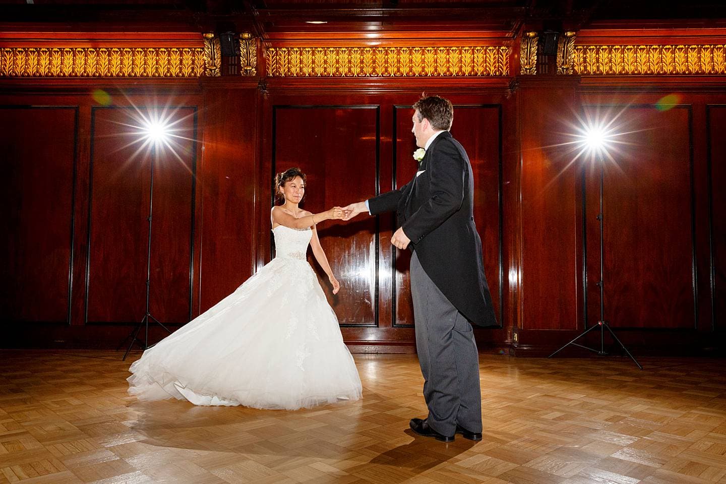 Merchant Taylors Hall wedding dance