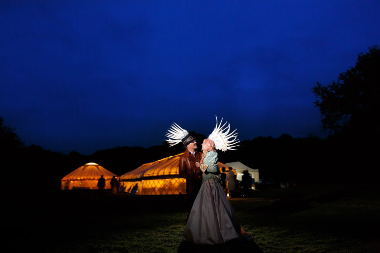 Steam punk wedding at The Secret Meadows
