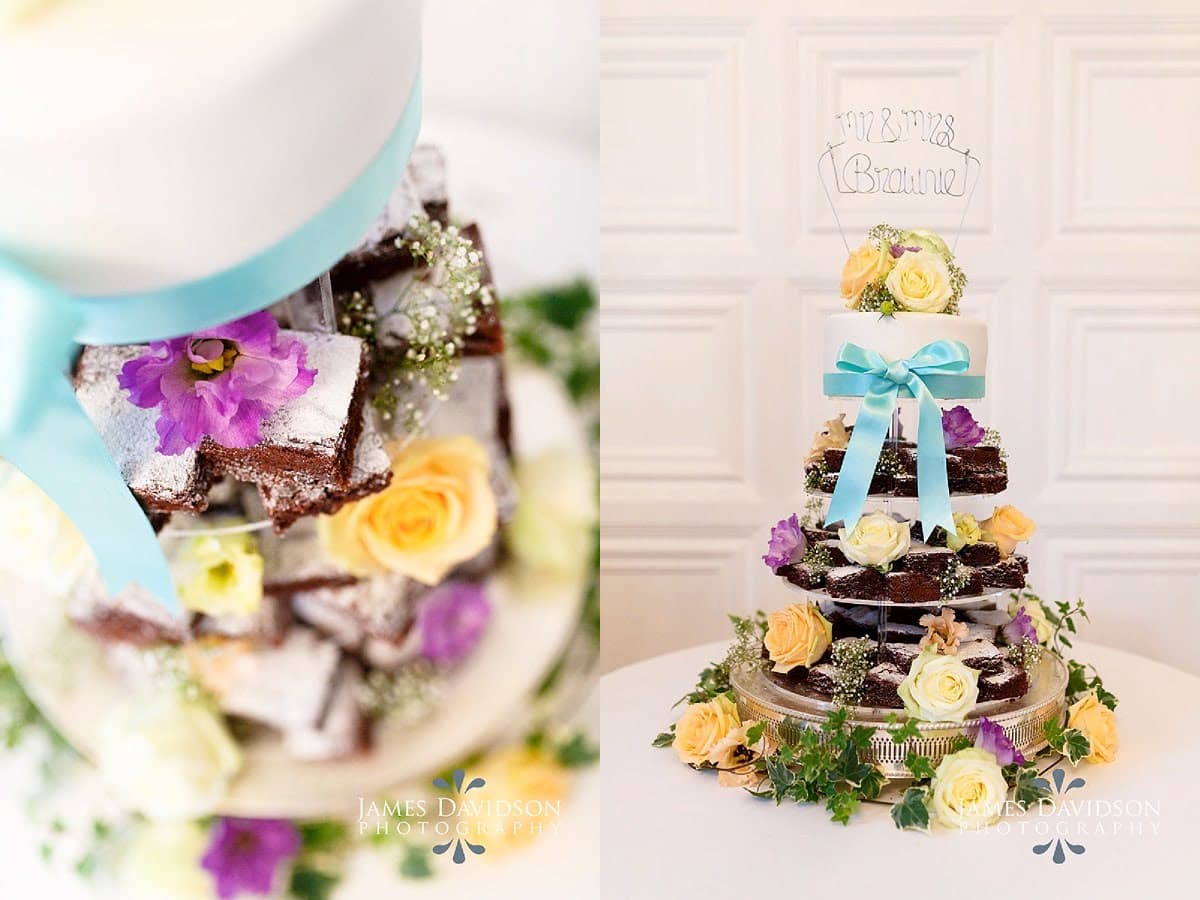 brownie wedding cake
