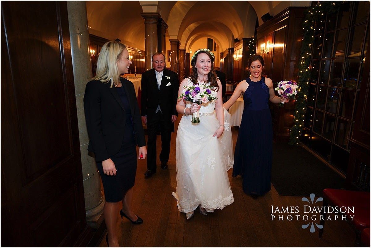 Merchant Taylors Hall winter wedding