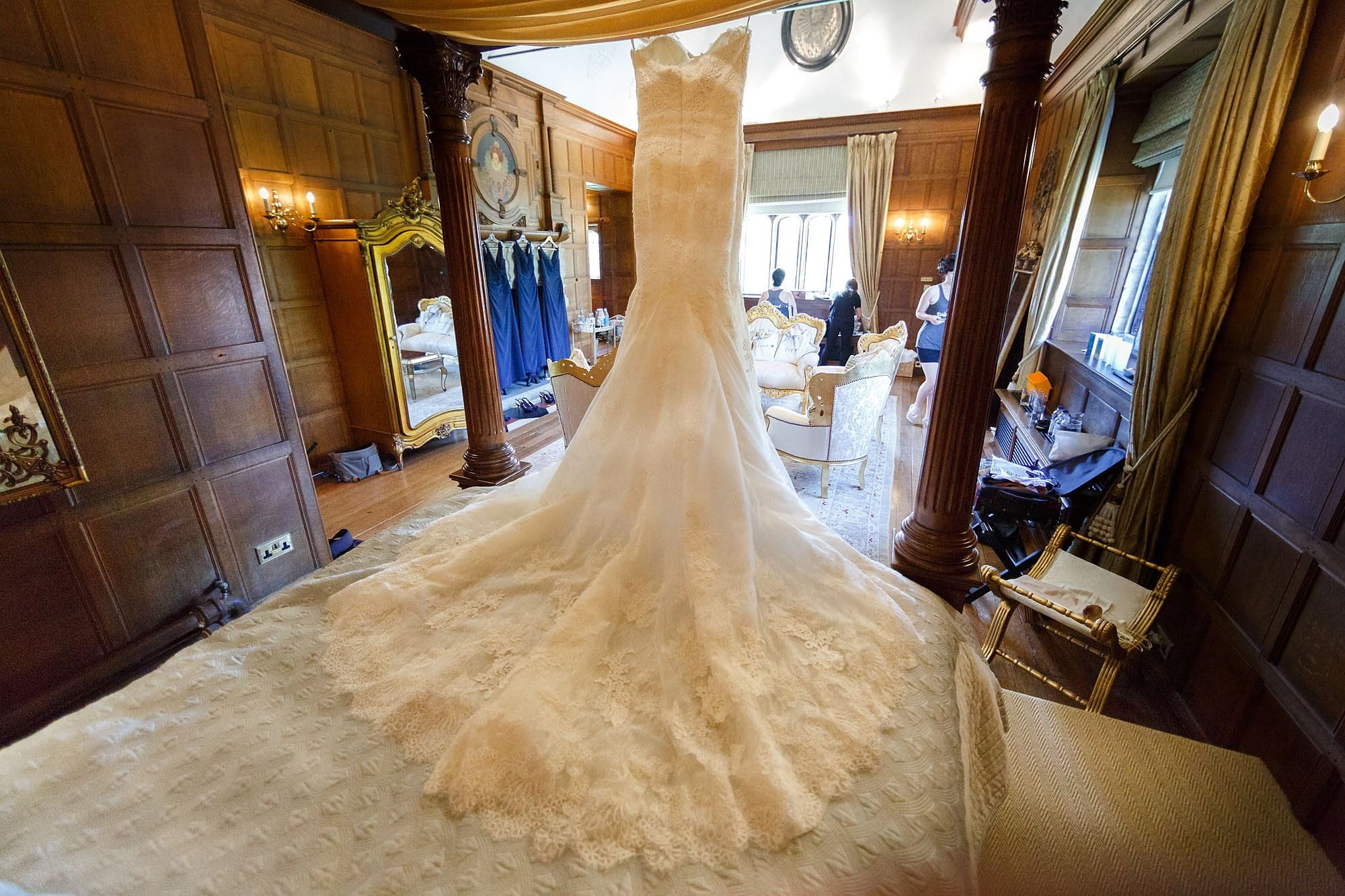 Hengrave Hall bridal suite