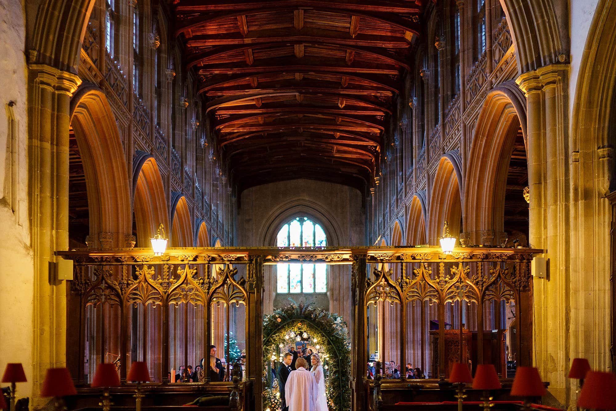 Lavenham Church winter wedding