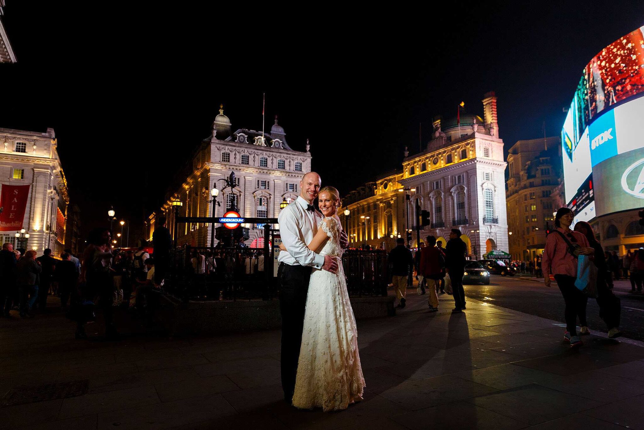 Leicester Square wedding photography