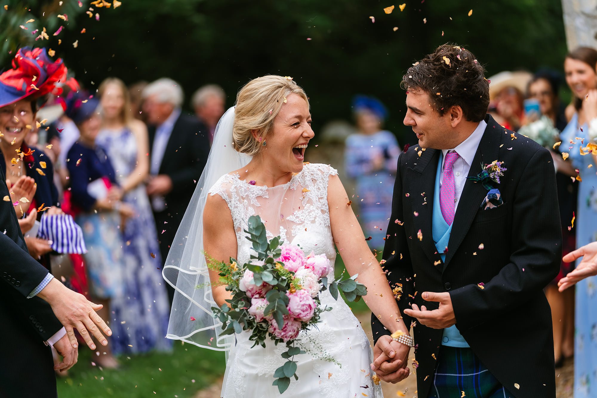 Suffolk farm wedding photography of Louise & Ben