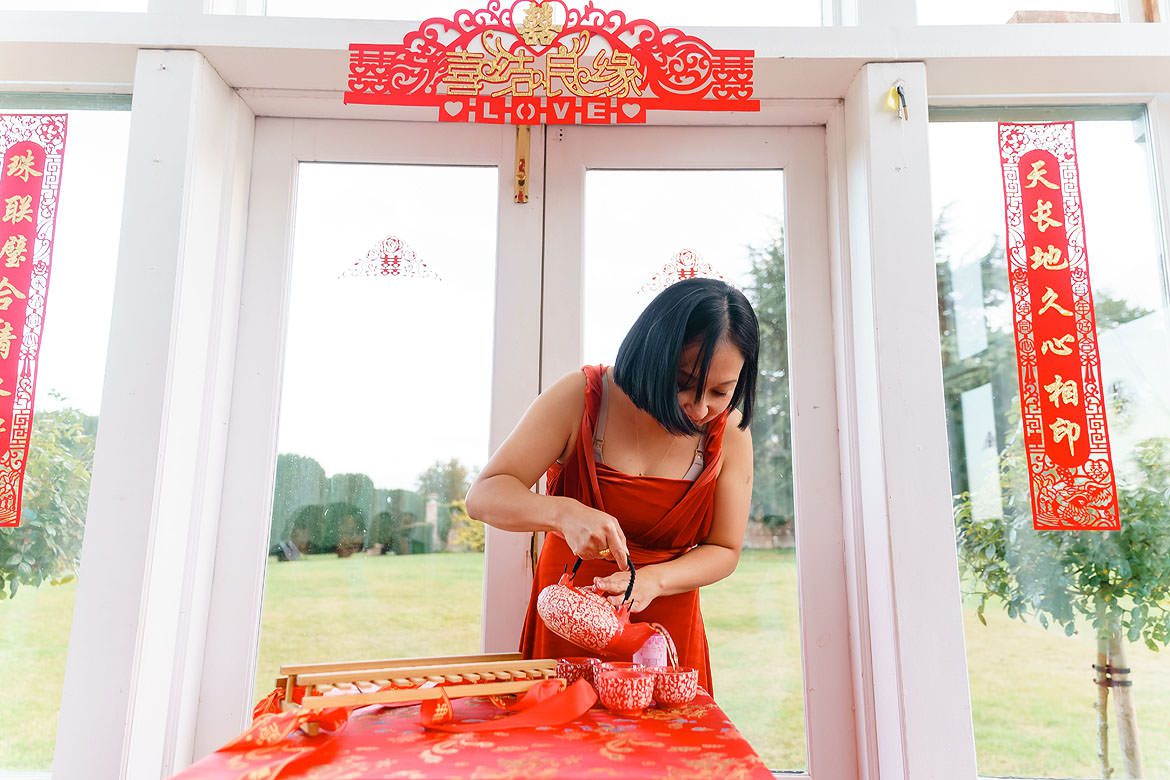 Chinese tea ceremony at Glemham Hall