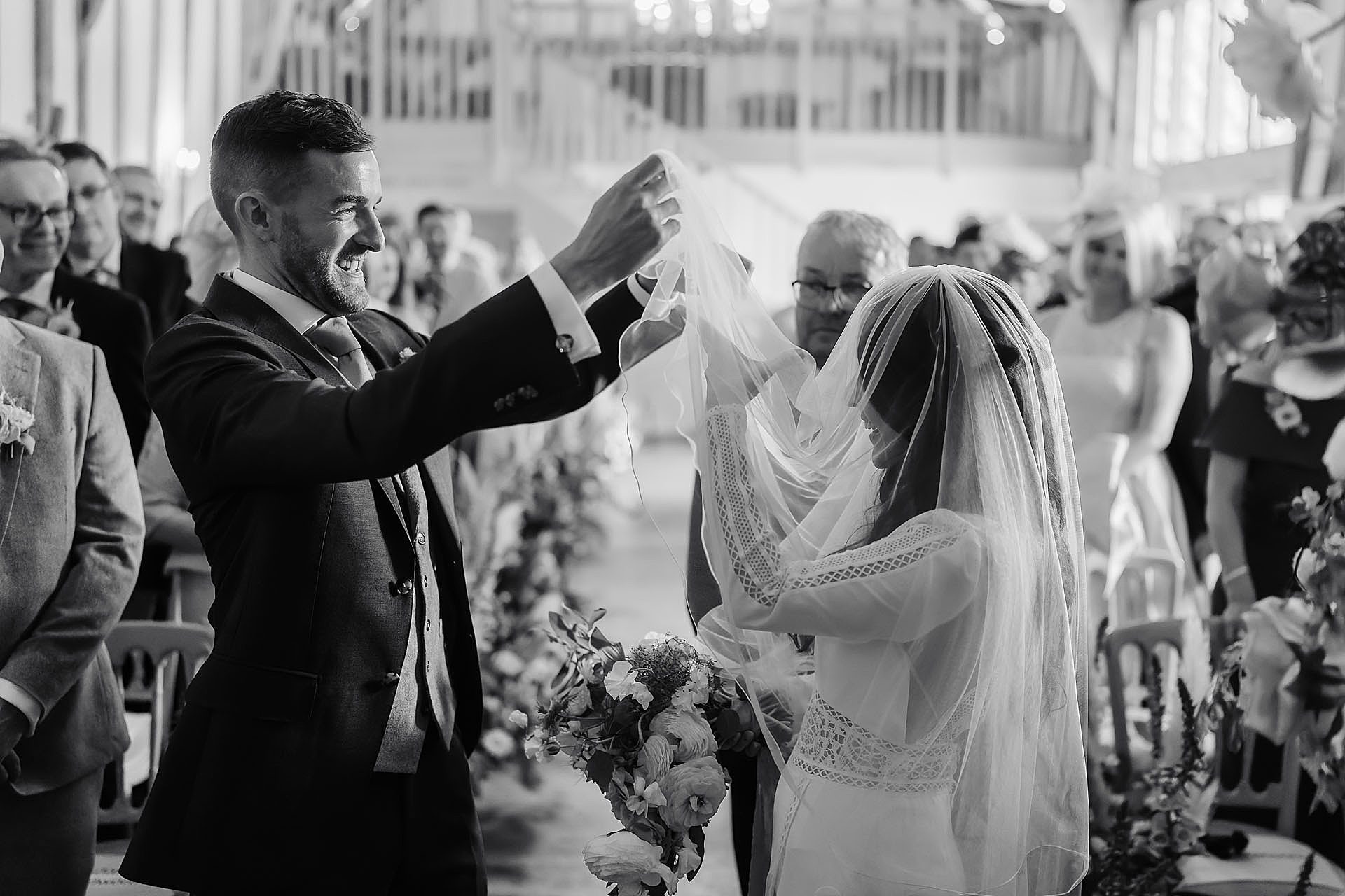 Bruisyard Hall spring wedding
