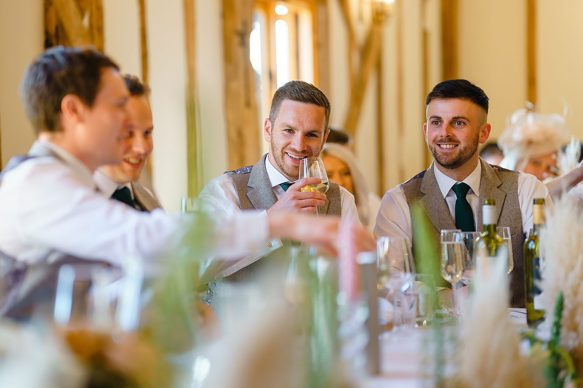 ushers toasting speeches