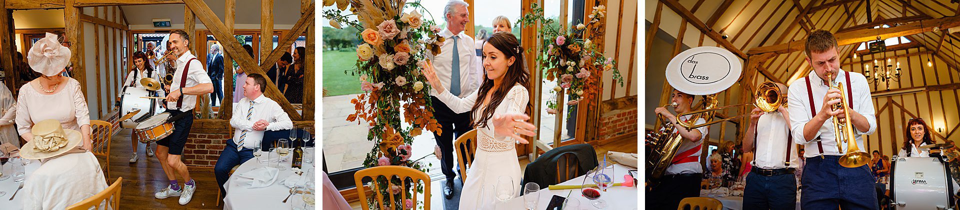 Dancing to Das Brass at a wedding