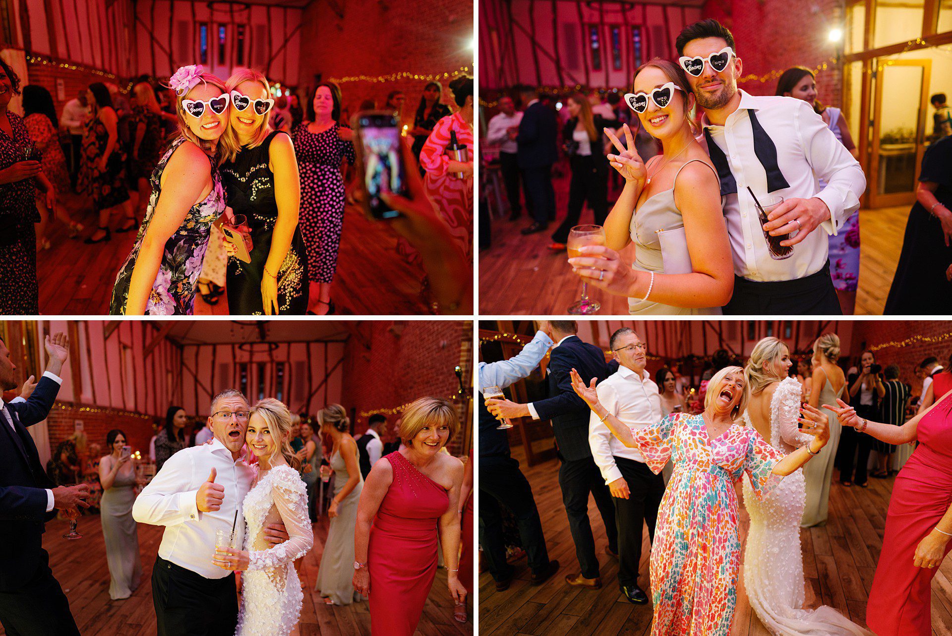 evening dancing at Bressingham Hall wedding