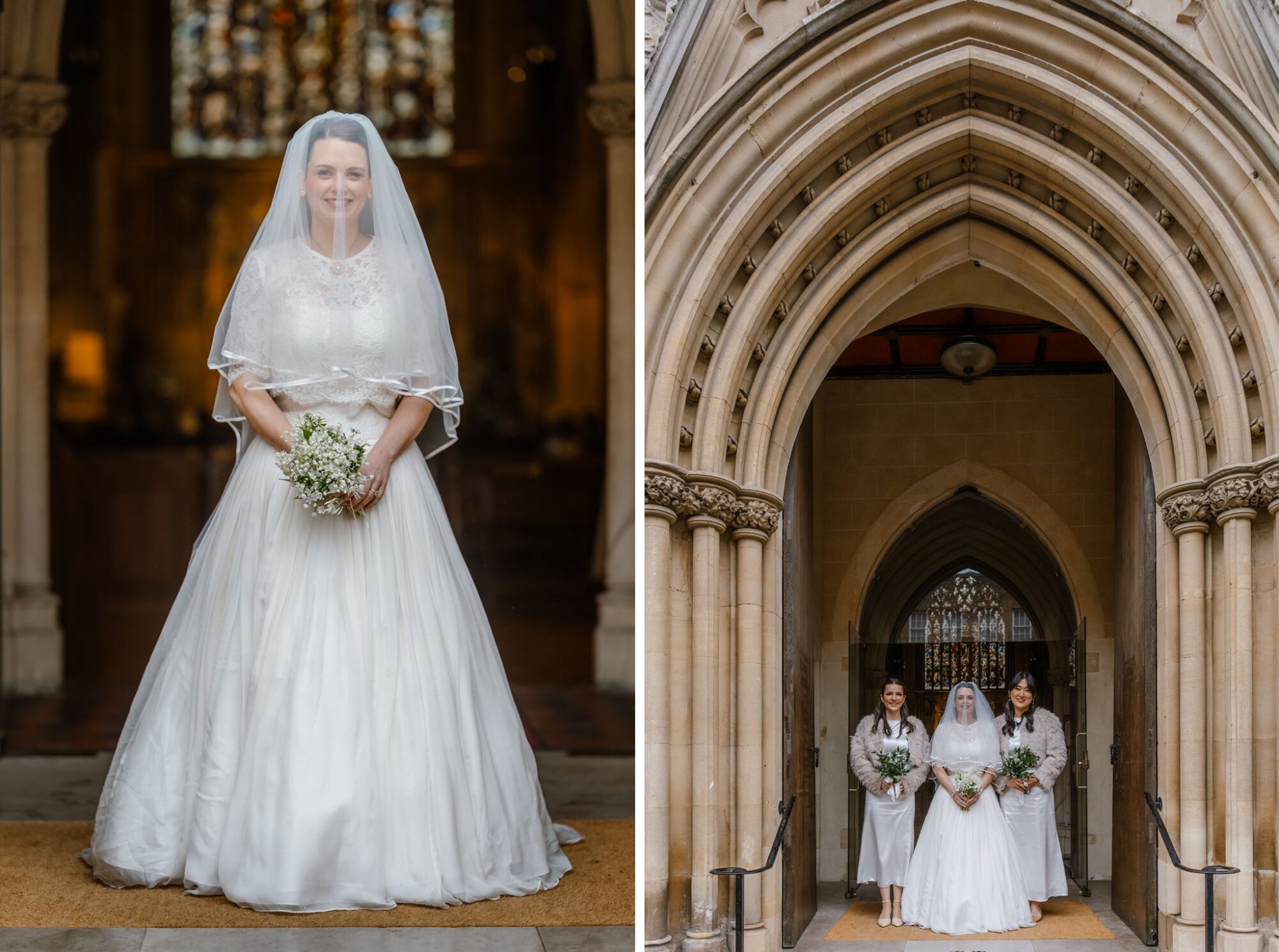 Farm Street Church winter wedding